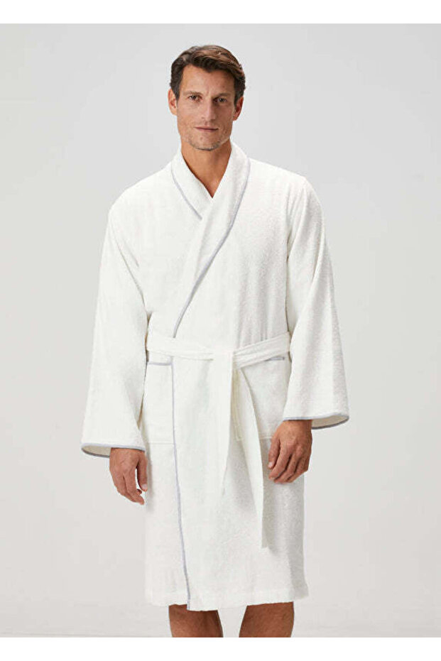 Dolce Bambu Bathrobe Set Blue - 3