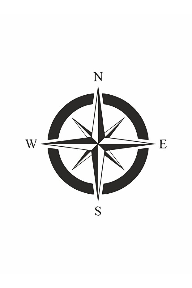 Compass 4X4 Vehicle, Car, Auto, Motorcycle, Helmet, Laptop, Glass Sticker 16X16 cm