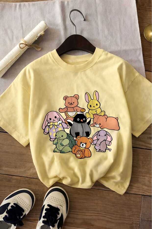 Playground the Printed Unisex Children's T-Shirt 6Gh1