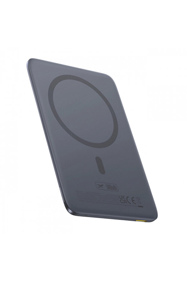 Baterie externa wireless, Baseus, 5000mAh, 20W, Gray