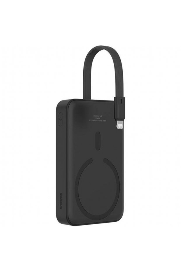 Baterie externa wireless, Baseus, 10000mAh, 20W, Black