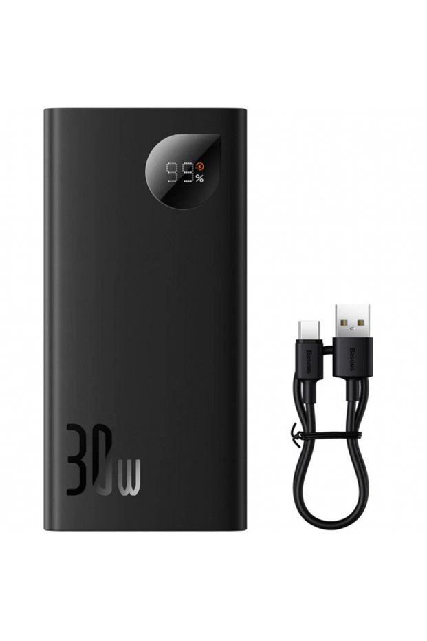 Baseus external battery, 10000mAh, 30W, Black