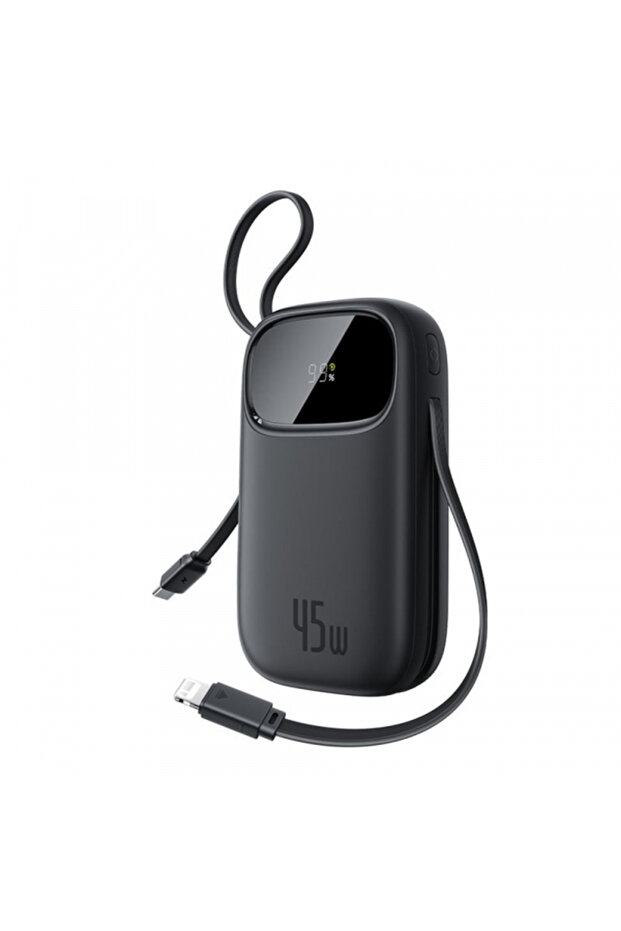 Baseus external battery, 10000mAh, 45W, Black
