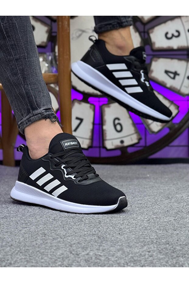 Unisex Comfortable Lightweight Sole Lace-Up Model Sports Shoes Sneaker