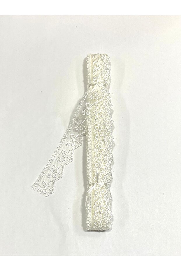 Thin Guipure / 1 Roll of Thin Tulle Guipure (9 Meters) / Cream Color