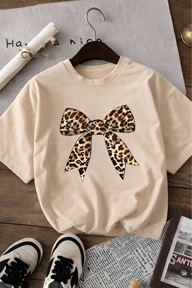 Ribbon Printed Unisex Children's T-Shirt 8Gh1