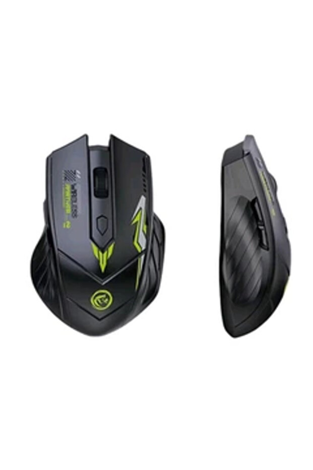 Wireless Gaming Mouse Bluetooth + 2.4G Rechargeable Black - 2