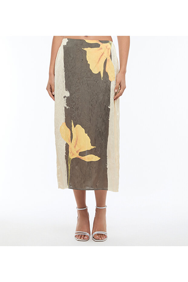 Multicolor Women Maxi Skirt