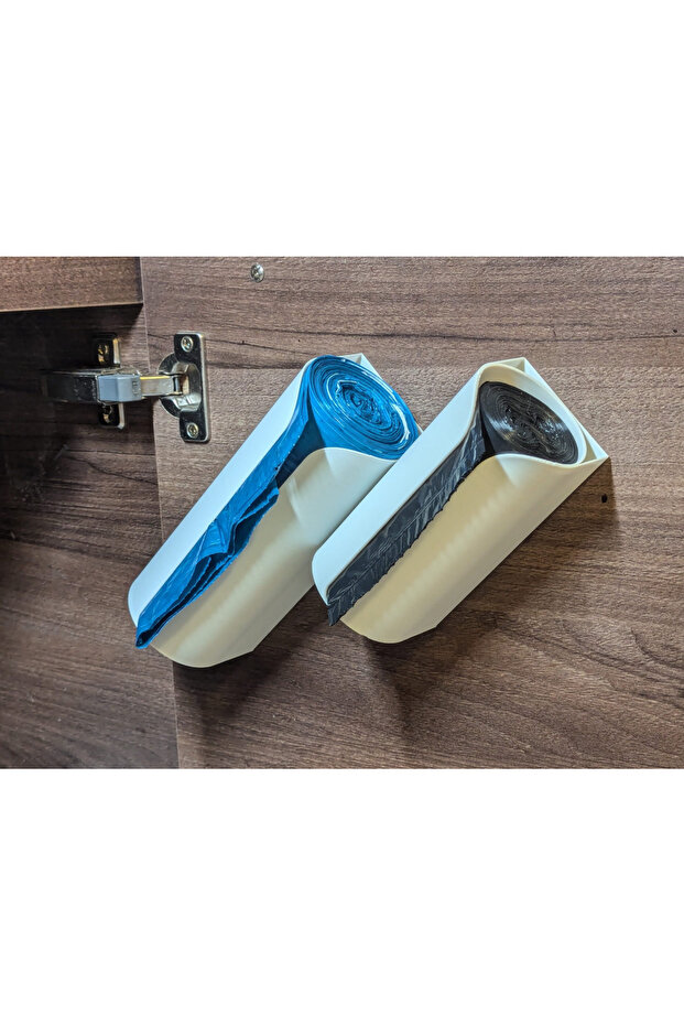 Adhesive In-Cabinet Garbage Bag Organizer - 2 Pouch Storage Boxes
