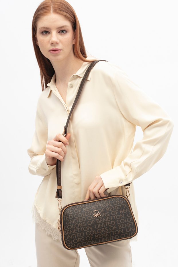 Benetton Women's Crossbody Bag Brown-A.Camel Bnt1785