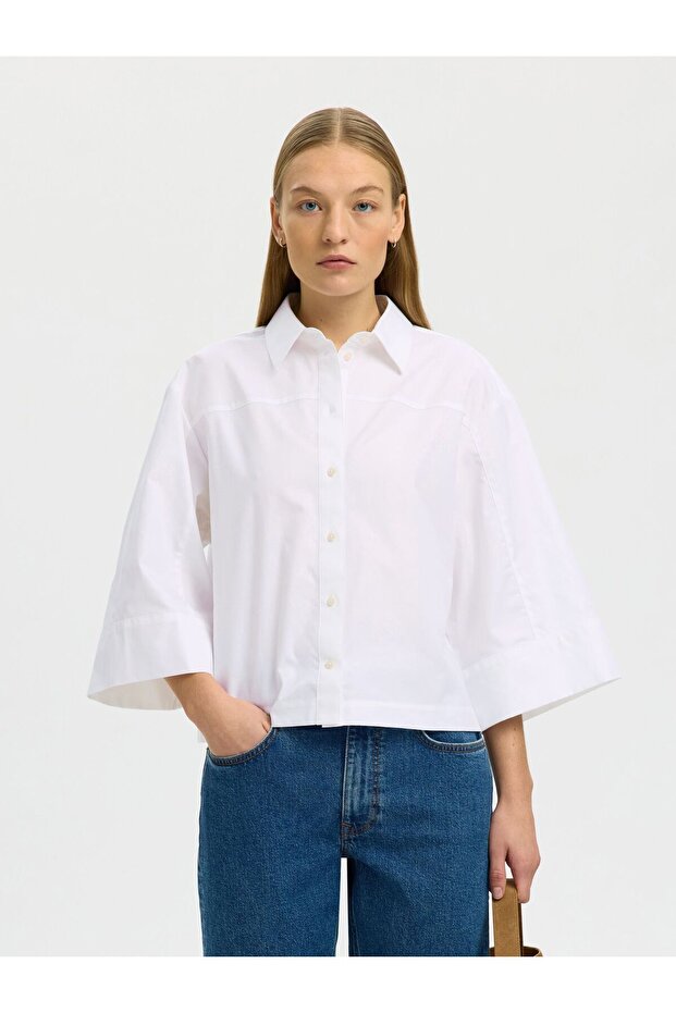 Kurzarmhemd Boxy Fit - 1