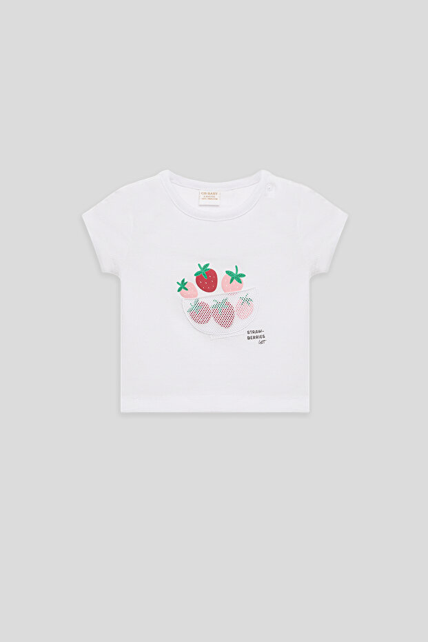 Baby Girl White Tshirt
