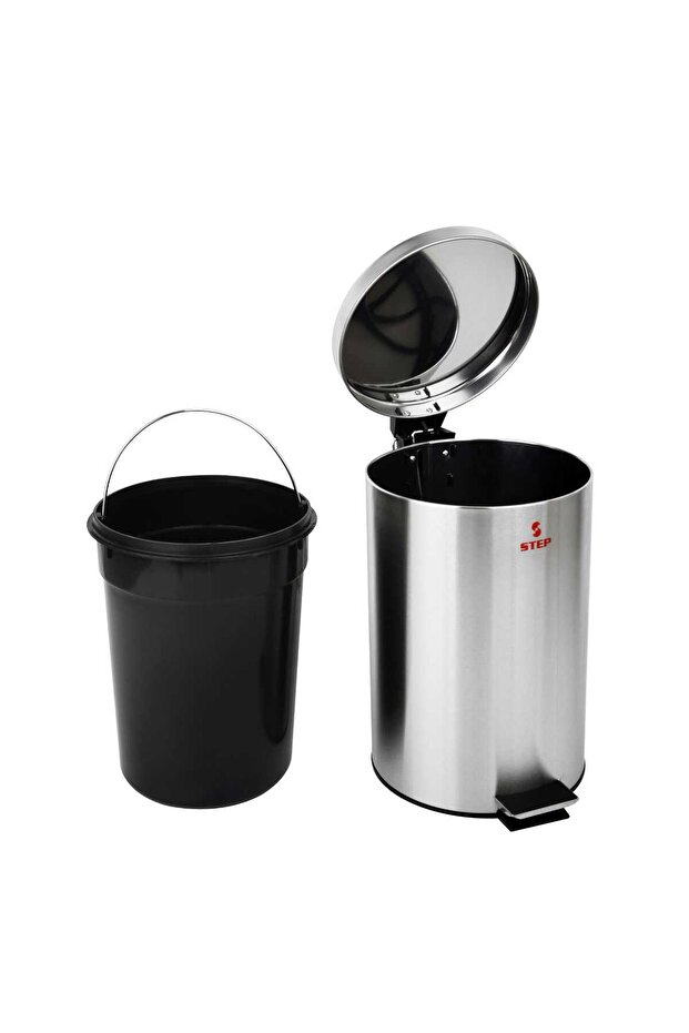 Stainless Steel Pedal Dustbin, 12L