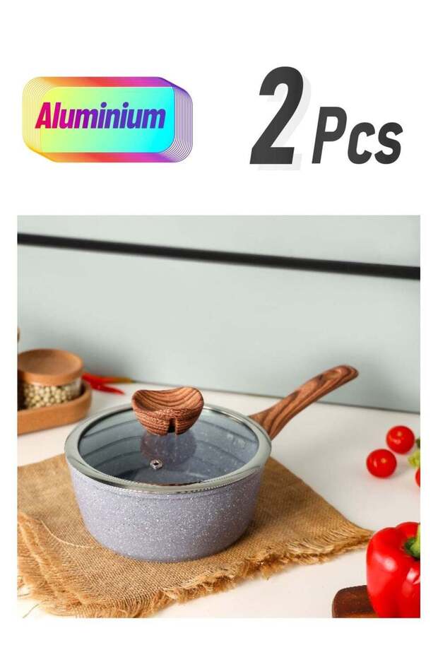 18cm Essential Saucepan with Glass Lid