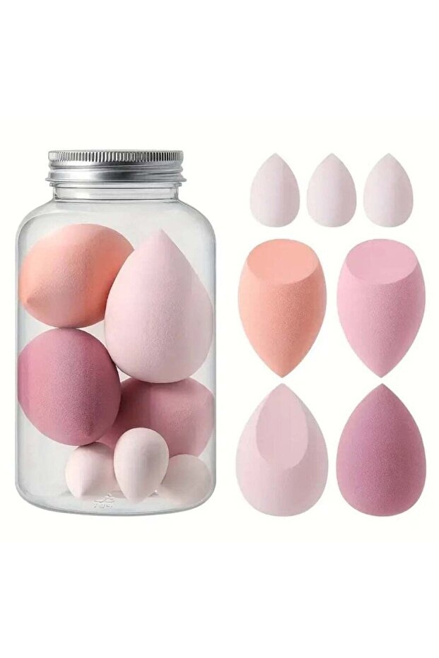 7 Pcs Makeup Sponge Beauty Blender Set with Storage Box