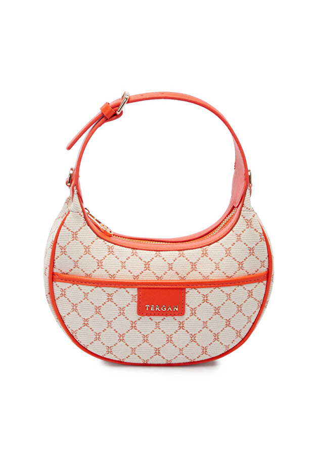 Cream Textile Women's Shoulder Bag - S26Y1Twc0716-V6D