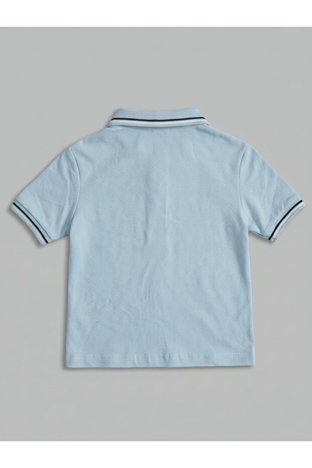 Boy's Ship Patterned Linen Shorts Set - 4