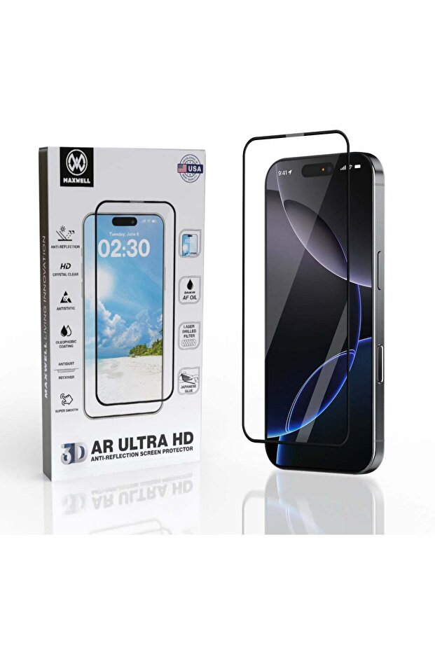 3D Anti-Reflection Screen Protector for iPhone 16 Pro Max - 1