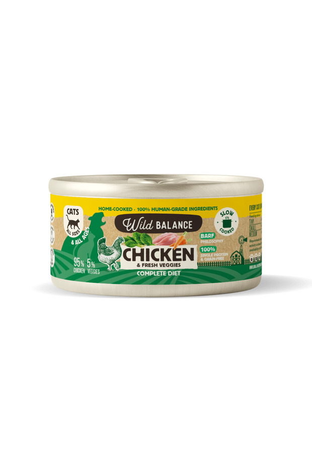 Balance Chicken & Fresh Veggies Wet Cat Food 120G