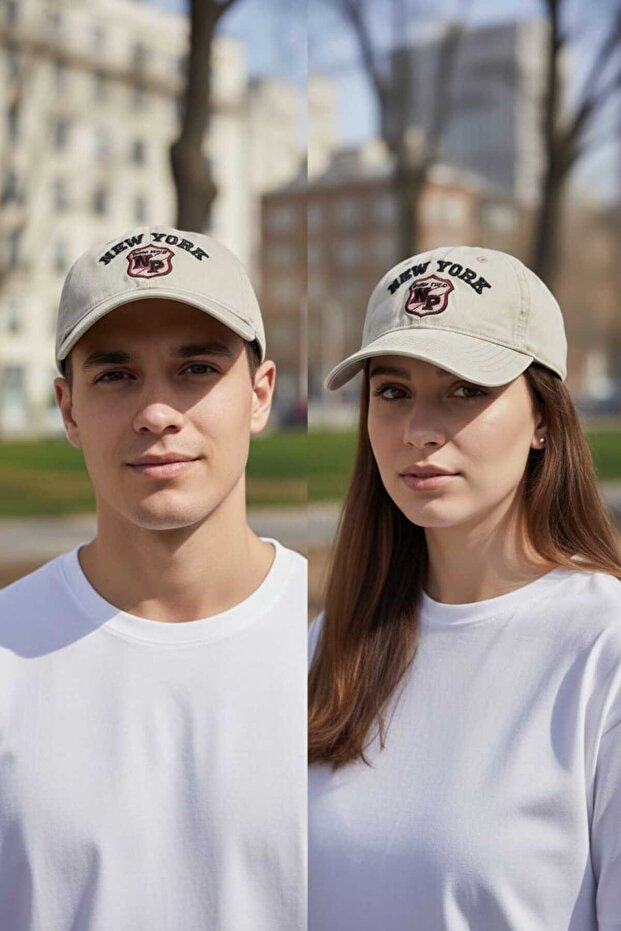Unisex Özle Washed Denim Cap Hat