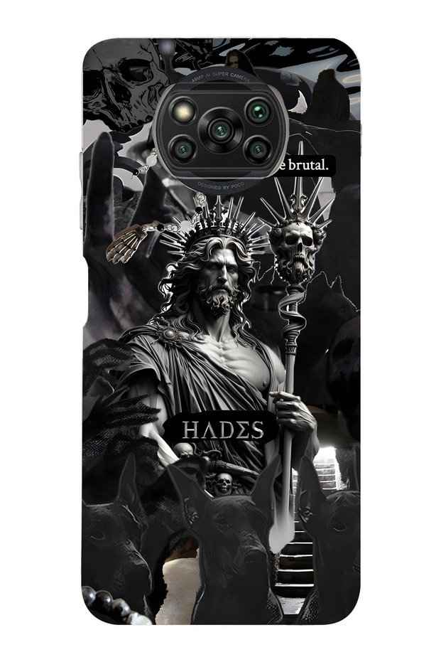 Poco X3 Nfc / X3 Pro Compatible Hades Mythology Pattern Transparent Phone Case