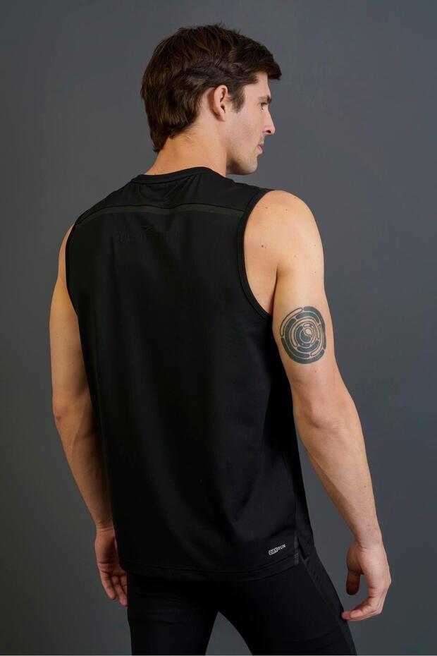 Regular Men's Crew Neck Black - Undershirt - 3