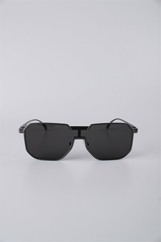 Smoked Frame Geometric Unisex Sunglasses Gg25Mp2821R05