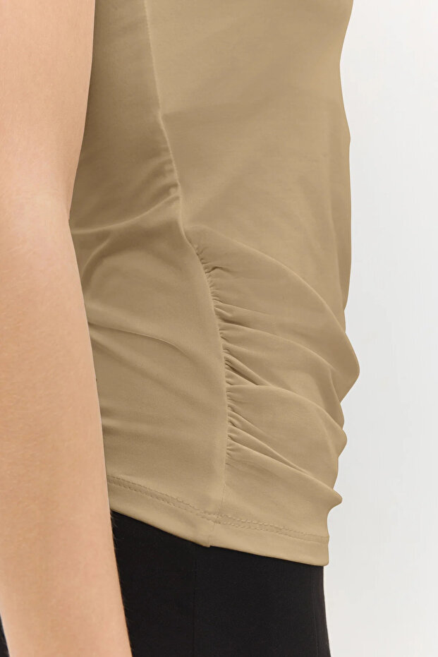 Square Neck Thick Strap Basic Athlete's Undershirt - 3