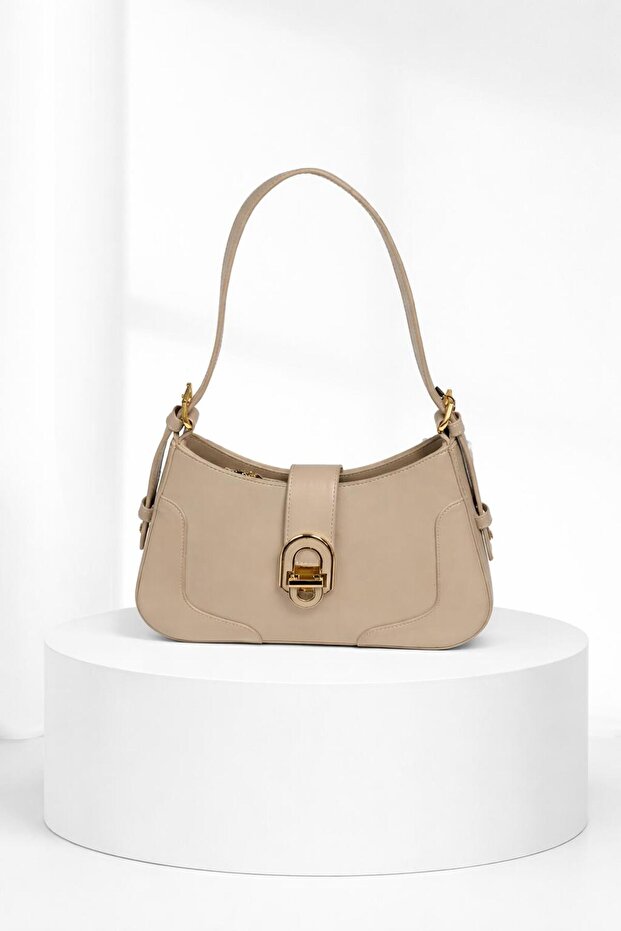 Women's Shoulder and Arm Bag 67-7186 Sand