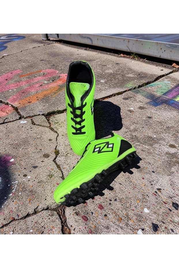 Men's Neon-Colored Glow-In-The-Dark Comfortable Sole Gear Cleats