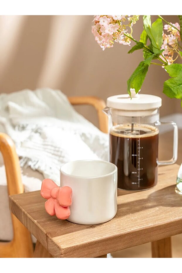 كوب سيراميك LCW HOME موديل ميكسد فيونك مطبوع سعة 395 مل