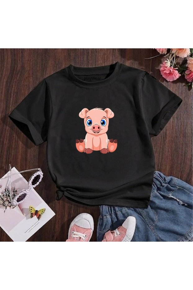 Little Dmuz Printed 100% Cotton Crew Neck Kids Unisex T-Shirt 5 6 -7 8-9 10 -11 12 Years Old
