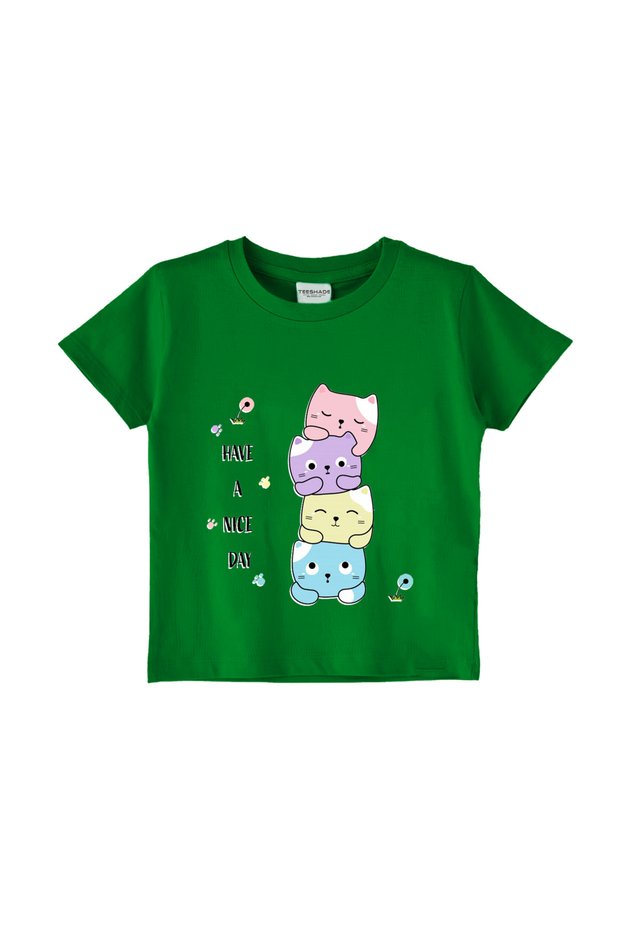 Have A Nice Day T-Shirt for Unisex Kids – 100% Cotton Multiple Colors – Sizes 0-16 Years