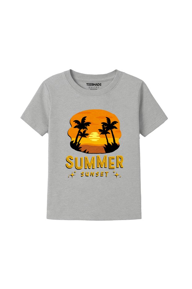 Sunset Sunset T-Shirt for Unisex Kids – 100% Cotton Multiple Colors – Sizes 0-16 Years