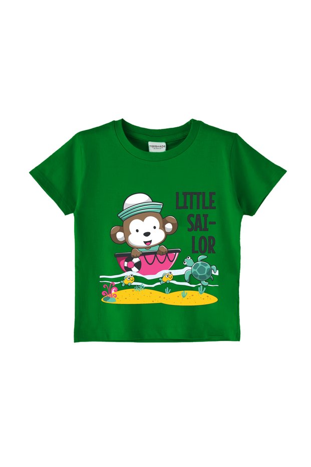Cute Little Sailor T-Shirt for Unisex Kids – 100% Cotton Multiple Colors – Sizes 0-16 Years