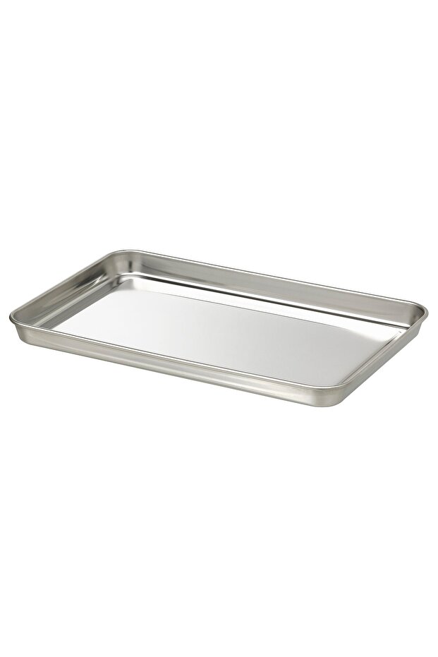 GRILLTIDER Serving tray, stainless steel, 30 x 20 cm