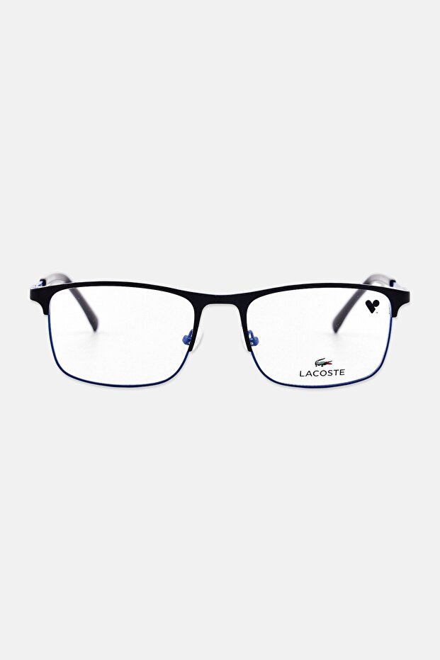 Men L2252 Square Eyeglasses, Black