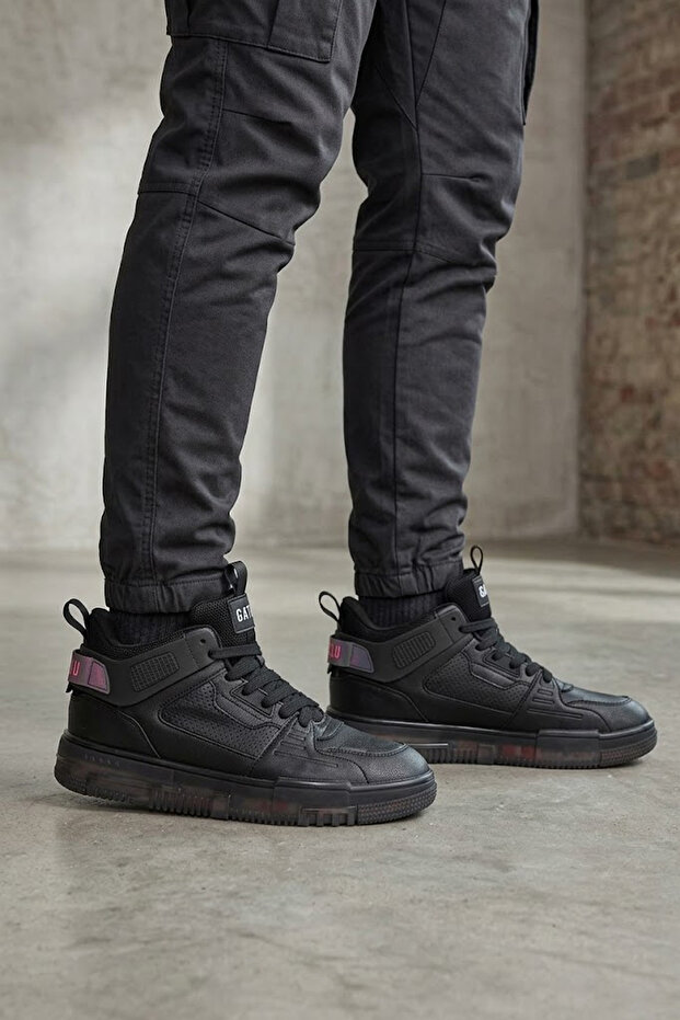 Frey Black Sports Shoes