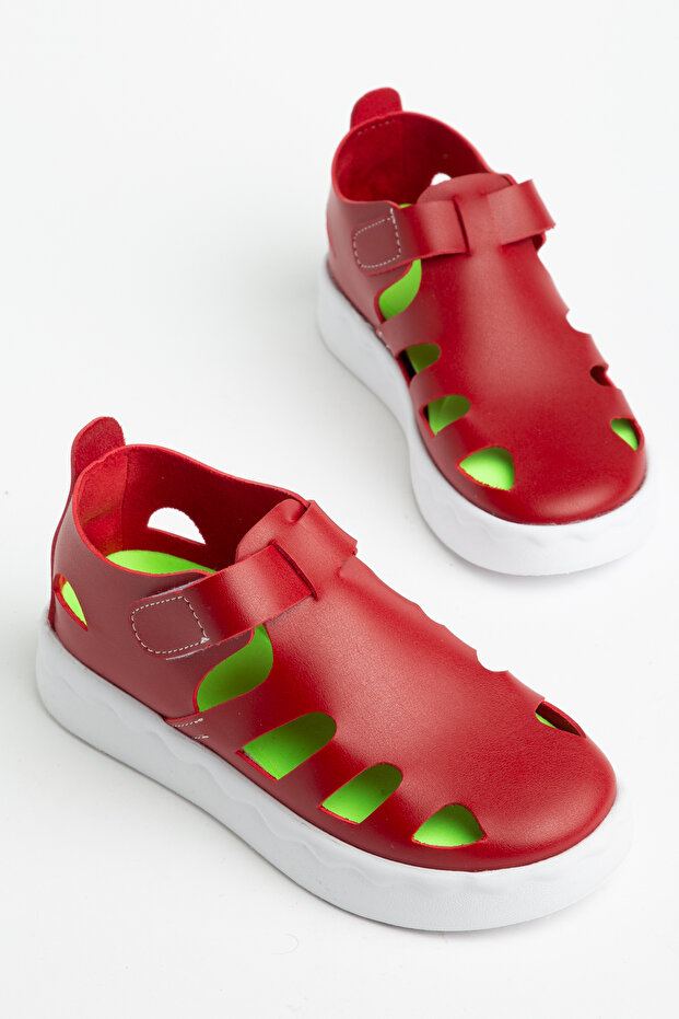 Children's Unisex Red Light Sole Comfortable Velcro Sandals
