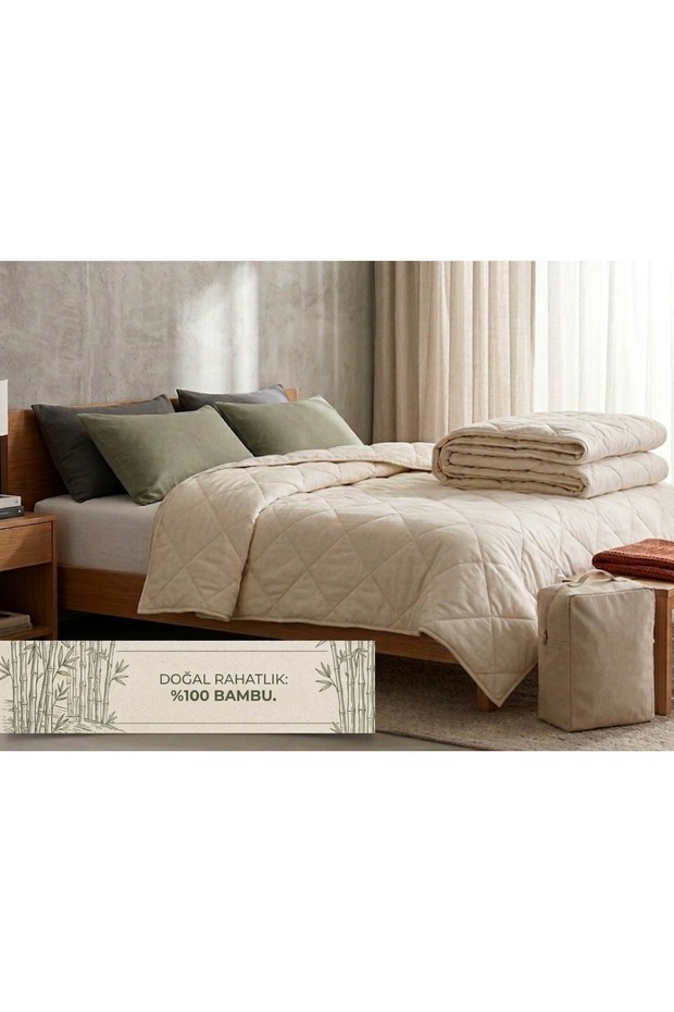 Single Bamboo Quilt 155X220Cm 100% Bamboo
