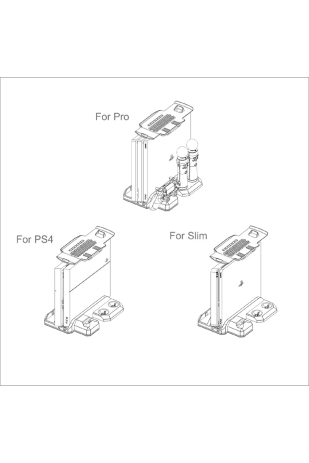 حامل تبريد متعدد الوظائف لـ PS VR - 8