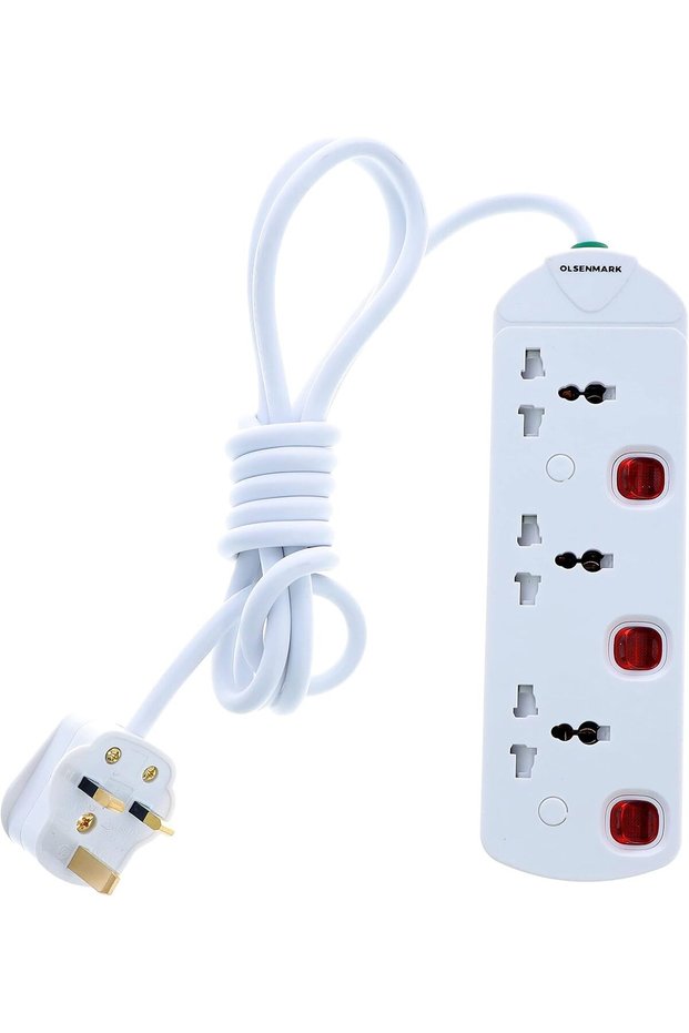 3-Way Multi-Switch Extension With Universal Socket