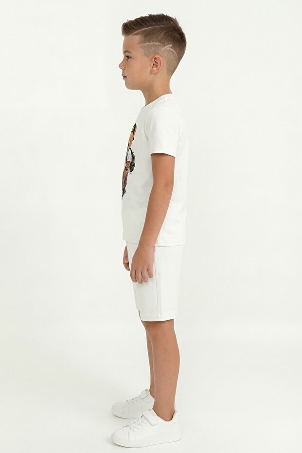 Boy's Printed Double Set B2 - 3