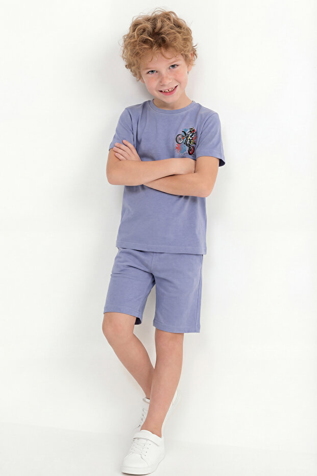 Boy's Printed Double Set B4