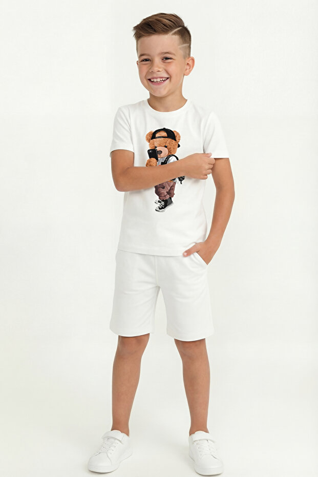 Boy's Printed Double Set B2 - 1