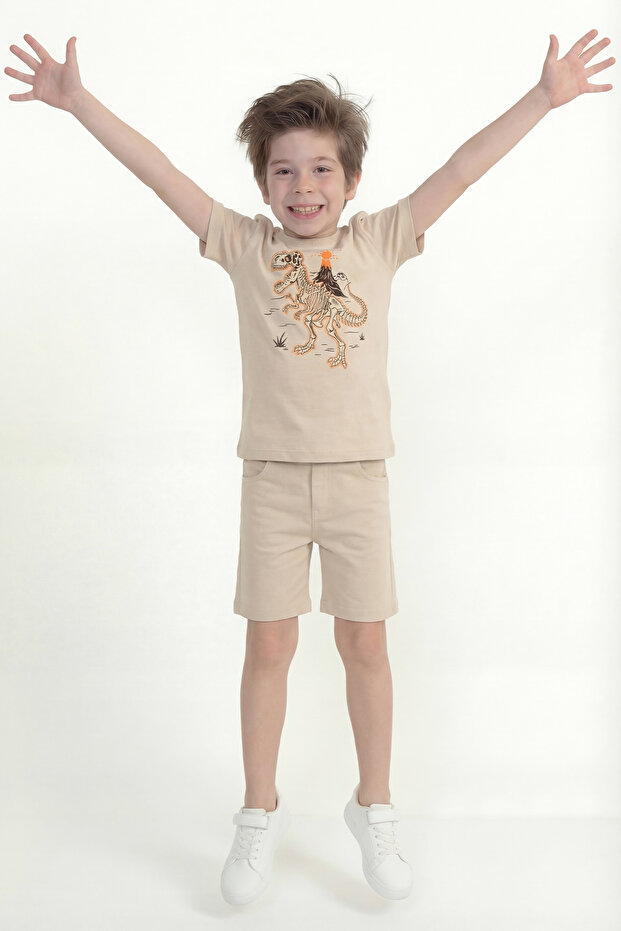 Boy's Printed Double Set B15 - 1