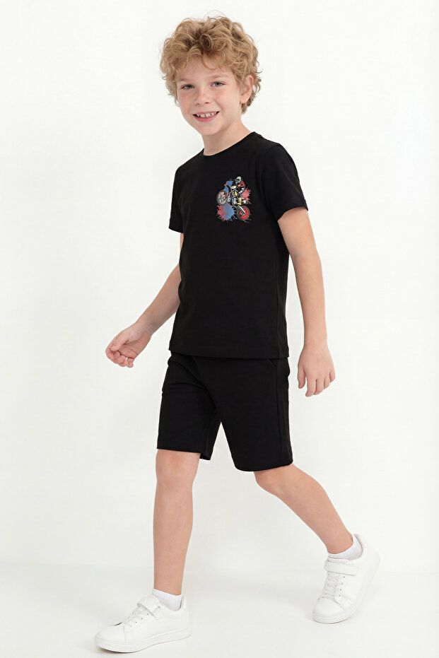 Boy's Printed Double Set B4