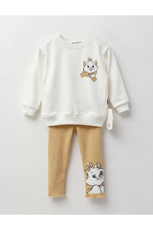 Compleu Marie Cat, crem - 1