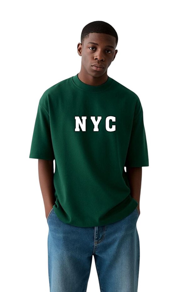 Printed T-Shirt Oversize Unisex T-Shirt 2Pv1