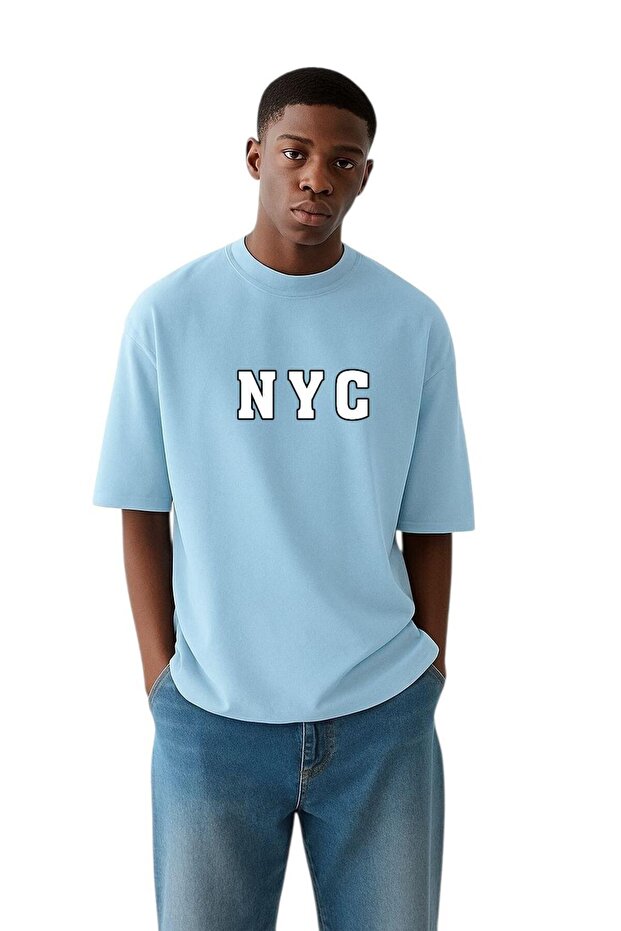 Printed T-Shirt Oversize Unisex T-Shirt 2Pv1